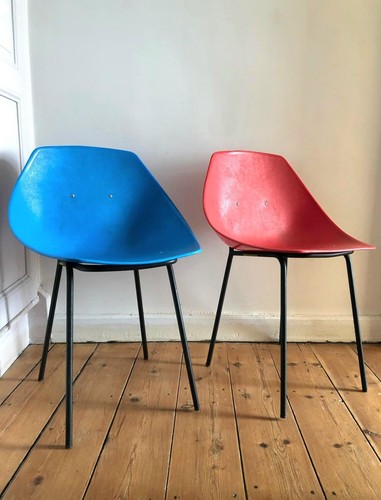 Paire chaises vintage - de,