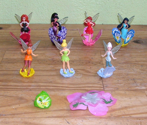 Lot figurines kinder fée - lot, 9
