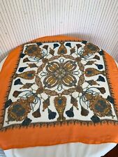 Foulard Carré Vintage Orange