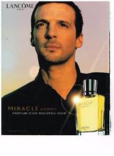 PUBLICITE ADVERTISING  2002   LANCOME  boutique parfums MIRACLE HOMME
