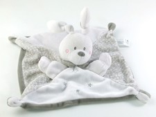 Doudou plat lapin - , gris