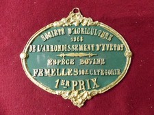 Plaque concours agricole - concours,