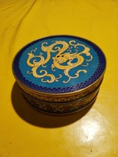 Belle Ancienne Boite Chinoise Emaillee