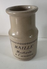 Ancien Pot De Moutarde Moutardier Maille Collection Déco Cuisine Rétro