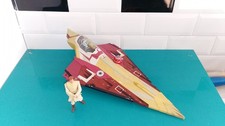 2709251 Figurine Star wars Hasbro vaisseau 2001 obi wan kenobi jedi starfighter