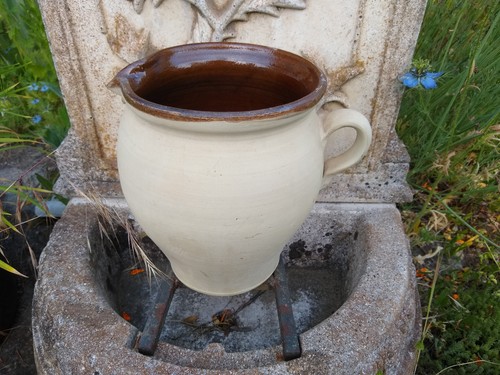 Ancien pot cruche terre - en,
