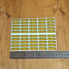 autocollat dewalt décoration caisse outiage  vinyle  haut qualité 50 piec 3 cm