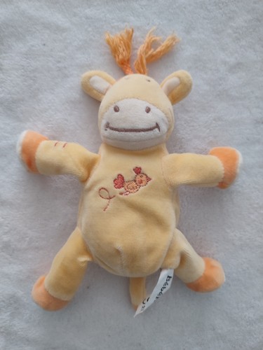 Petit doudou peluche girafe - doudou,