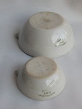 ANCIEN - MORTIERS à fard - BECHER à PHARMACIE PORCELAINE FINE  apothicaire