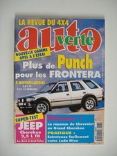 AUTO VERTE 167 CHEROKEE 2.5 TD-CHEVROLET BLAZER-FRONTERA-DAIHATSU ROCKY