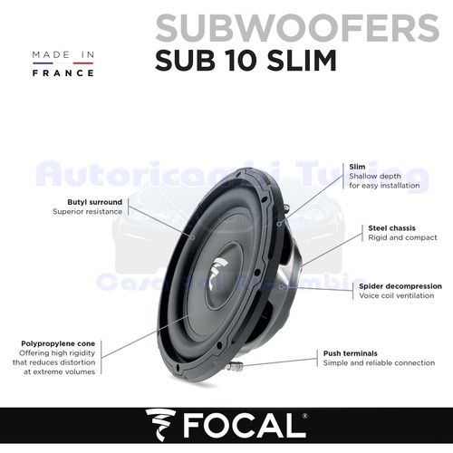 Subwoofer focal sub10 - focal, de