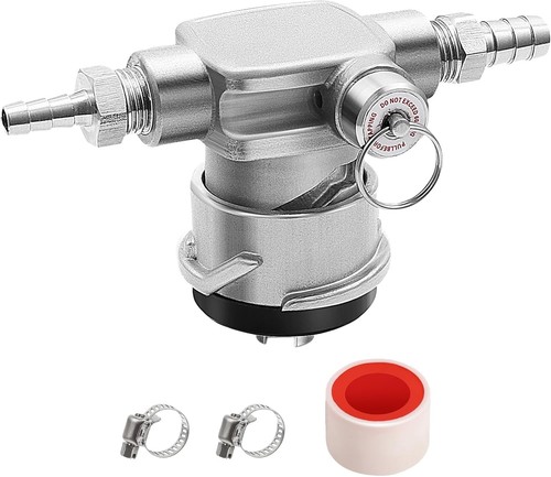 Low profile keg coupler - keg,