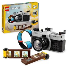 LEGO Creator 3in1 Retro Camera Toy to Video Camera to TV Set, Kids' Desk Decorat