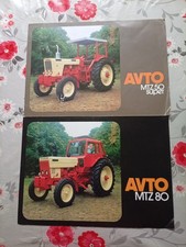 2 PROSPECTUS BROCHURE  TRACTEUR AVTO  MTZ50 Super et AVTO MTZ 80