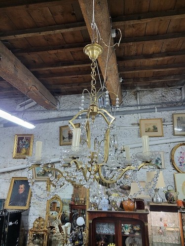 Lustre pampilles guirlande - lustre, a