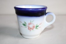 Ancienne tasse brulot en porcelaine de Paris, hauteur 7 cm