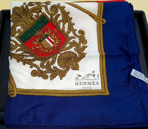 écharpe hermes soie - hermes,