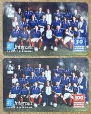 GUADELOUPE MARTINIQUE GUYANE CARTES INTERCALL PREPAYÉE TELECARTE PHONECARD FOOT