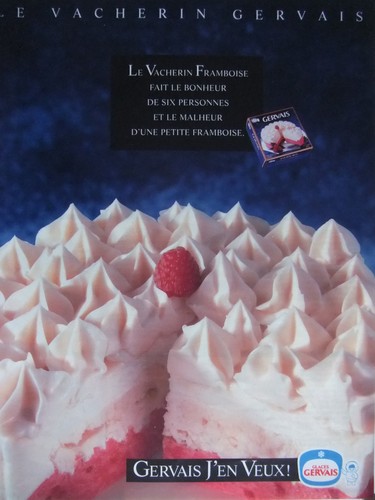 Publicité 1998 glaces - glaces, gervais