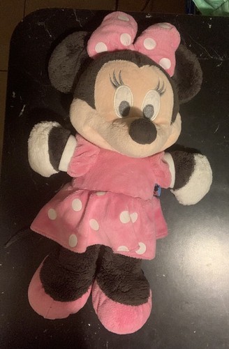 Peluche minnie rose officiel - rose,