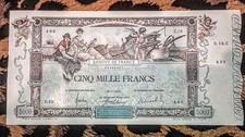 Billet 5000 Francs Flameng