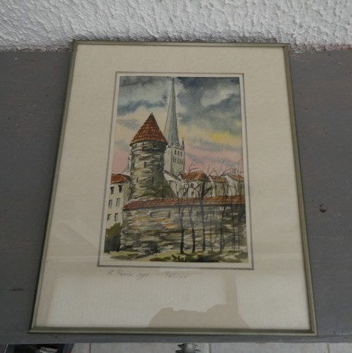 Gravure encadree sous - encadree,
