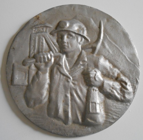 Ancienne plaque aluminium - plaque,