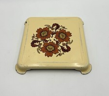 Ancien dessous de plat Tôle émaillée vintage déco Cuisine Enamel No Cafetière