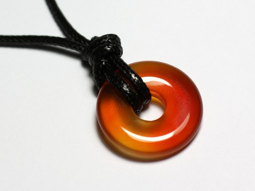 Collier pendentif pierre - pierre, rond