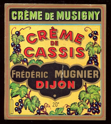 Ancienne étiquette crème - , de