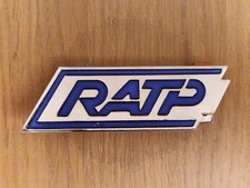 Insigne RATP vintage uniforme