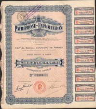 PATHEPHONE-EXPLOITATION (cinéma) (J)