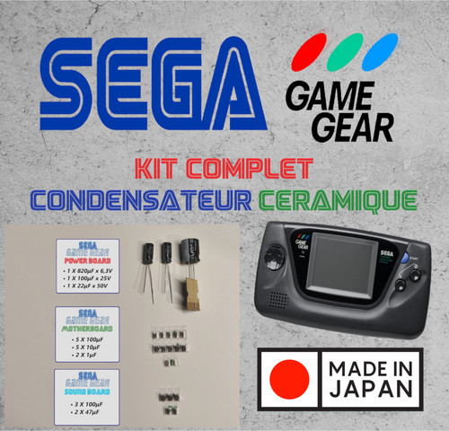Sega game gear - sega, réparation