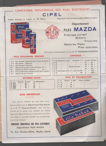 Publicité vieux papiers - publicité,