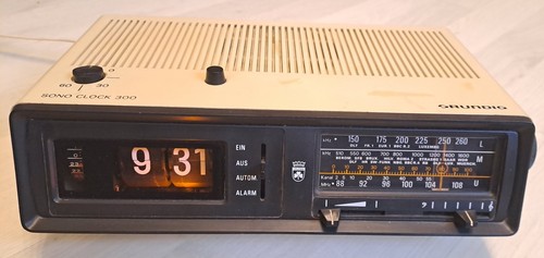 Radio réveil flip clock - radio-réveil,