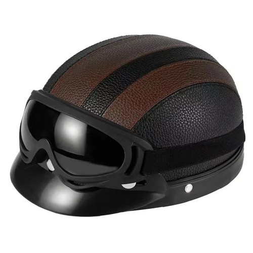 Casque vintage cuir pour - vintage,