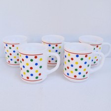 Lot De 5 Mug ARCOPAL a Pois