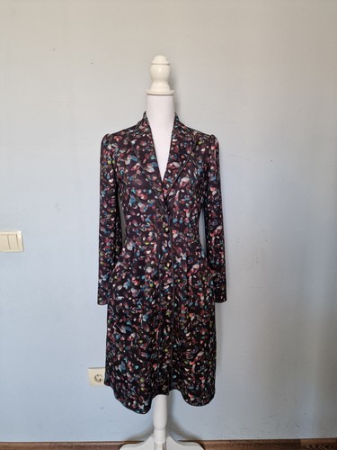 Manteau trench multicolore