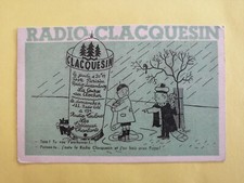 CPA Rare Illustration Humour signée Raymond PEYNET RADIO CLACQUESIN Apéritif