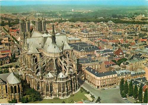Carte postale reims - -,