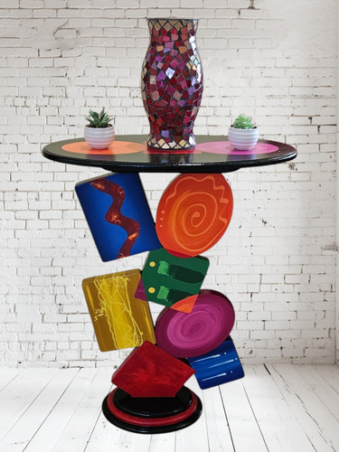 Colorful geometric tumble end - colorful,