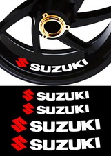 4 X STICKER LISERET JANTE POUR  SUZUKI GSX R 600 750 1000 MOTO AUTOCOLLANT SU001