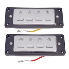 Ensemble De 2pcs Mini Humbucker Pickups Pour 4 Parties De Guitare De Basse