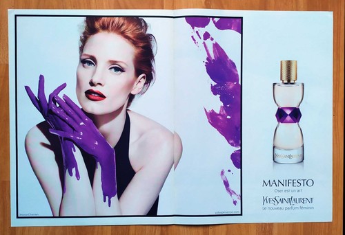 Publicité papier parfum - publicité,