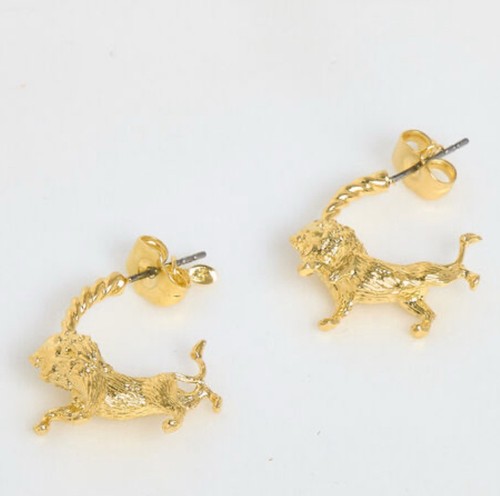 Les nereides lion earrings - n2,