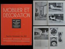 MOBILIER  DECORATION 11 1937