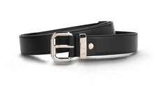 Ceinture femme noir végane en