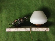 ART DECO Ancienne LAMPE De Chevet Liseuse LEVRIER Régule