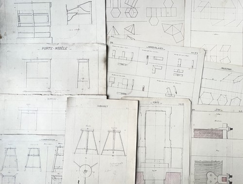 Dessins perspective 1898 - 30,