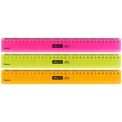 Règle souple flex fluo - règle,